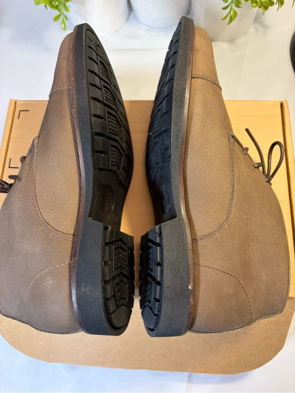 Marc Joseph Men's Taupe Lace-Up Dress Boots Size 8.5 New in Box
